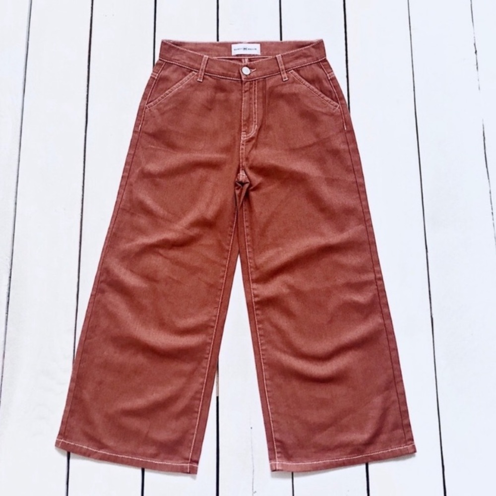 Ashley Mason burnt wide culottes